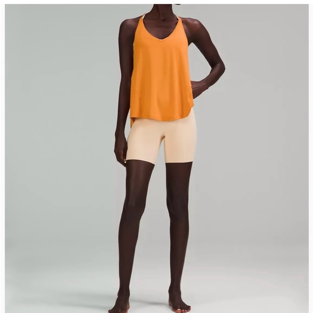 Lululemon Orange Tank Top